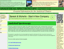 Tablet Screenshot of analyticalspectroscopy.net